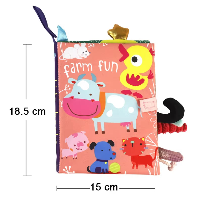 Livre en Tissu sur le thème des animaux