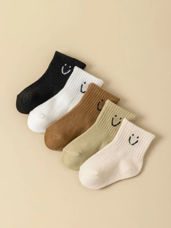 Ensemble de 5 chaussettes à motifs