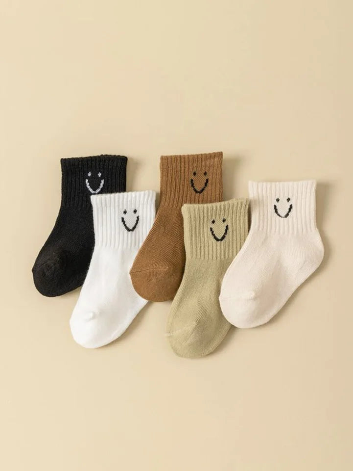 Ensemble de 5 chaussettes à motifs