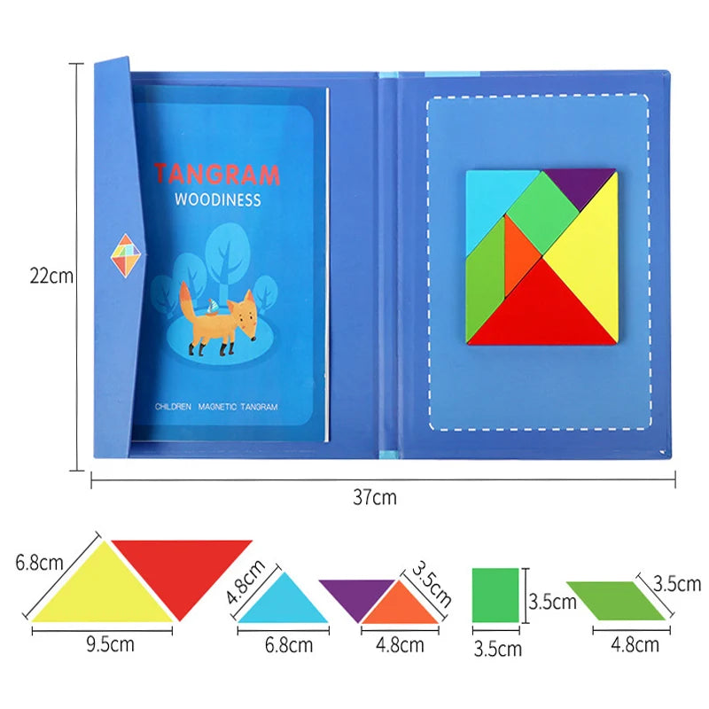 Puzzle Magnétique Montessori en bois