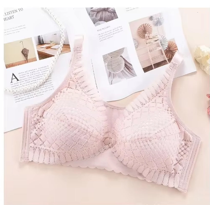 Soutien gorge d'allaitement agréable, bouton avant, empêche l'affaissement, sans anneaux en acier