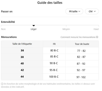 Soutien gorge d'allaitement